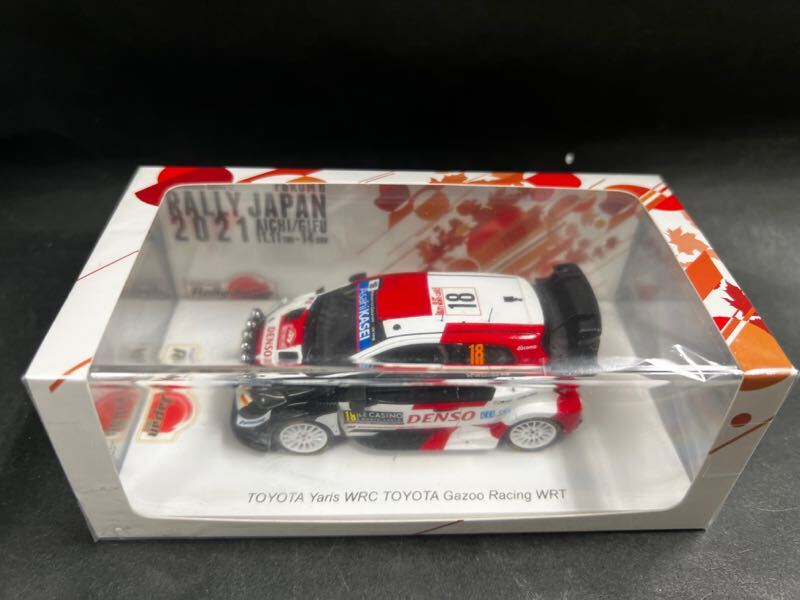 FS41 spark スパーク 1/43 限定 Rally Japan 特注 トヨタ ヤリス WRC #18 2021 勝田貴元 GAZOO RACING WRT 1/43 FS41 TOYOTA Yaris WRCの画像2