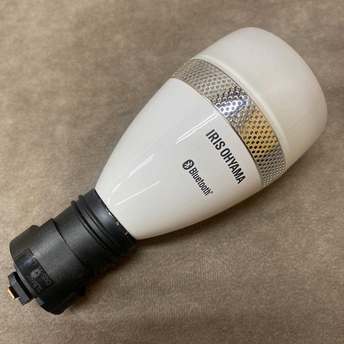 スピーカー付LED電球 E26 40形相当 電球色 LDF11L-G-4S アイリスオーヤマ Bluetoothスピーカー ダクトレール用ソケット付き Kの画像3