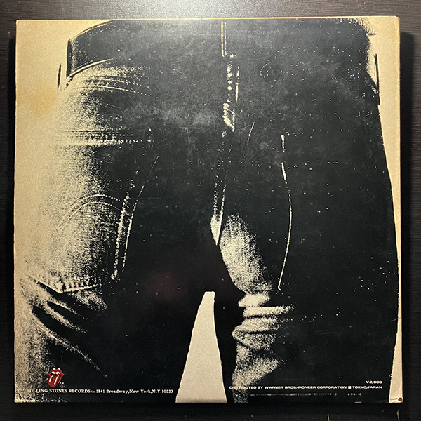 The Rolling Stones / Sticky Fingers [Rolling Stones Records P-8091S] 国内盤 日本盤 ジッパー付きジャケ 盤ジャンクの画像3