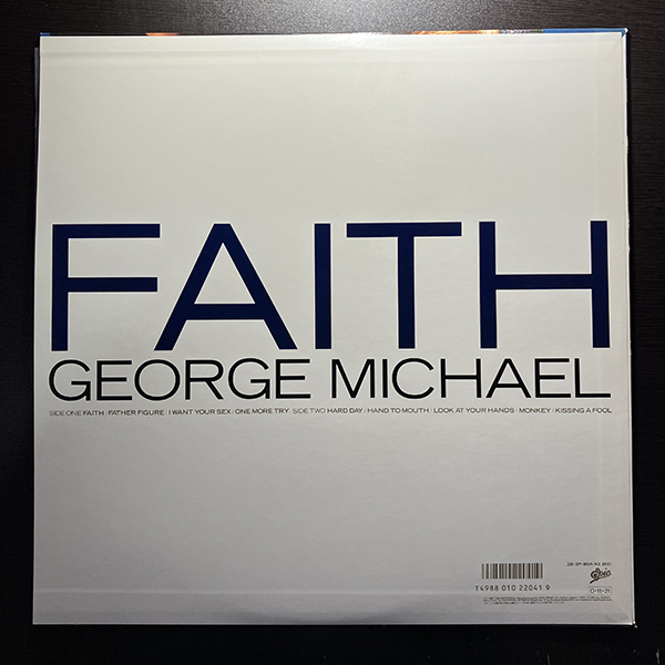 George Michael / Faith [Epic 28・3P-854] 国内盤 日本盤 の画像2