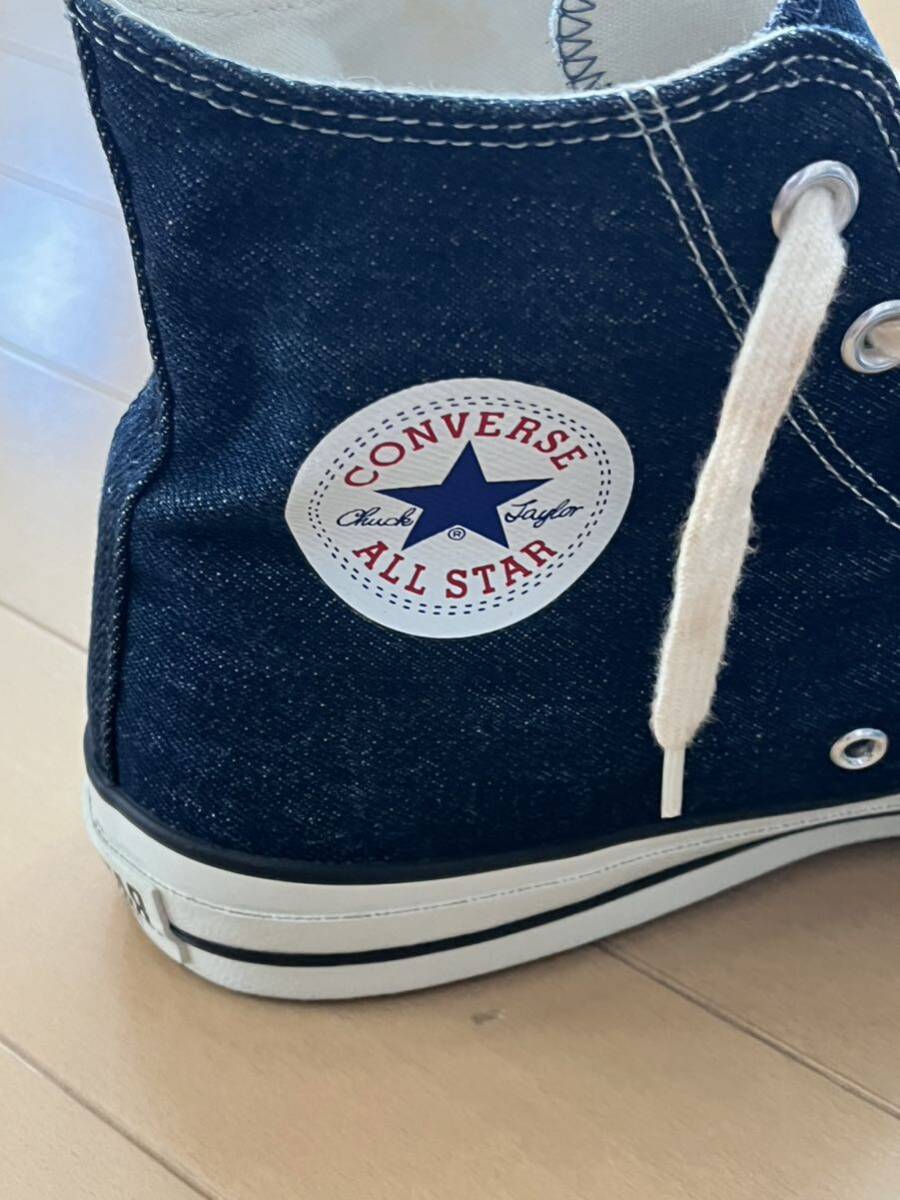 CONVERSE ALLSTAR 岡山デニム made in Japan US10.5 インディゴ コンバース オールスター 美品の画像3