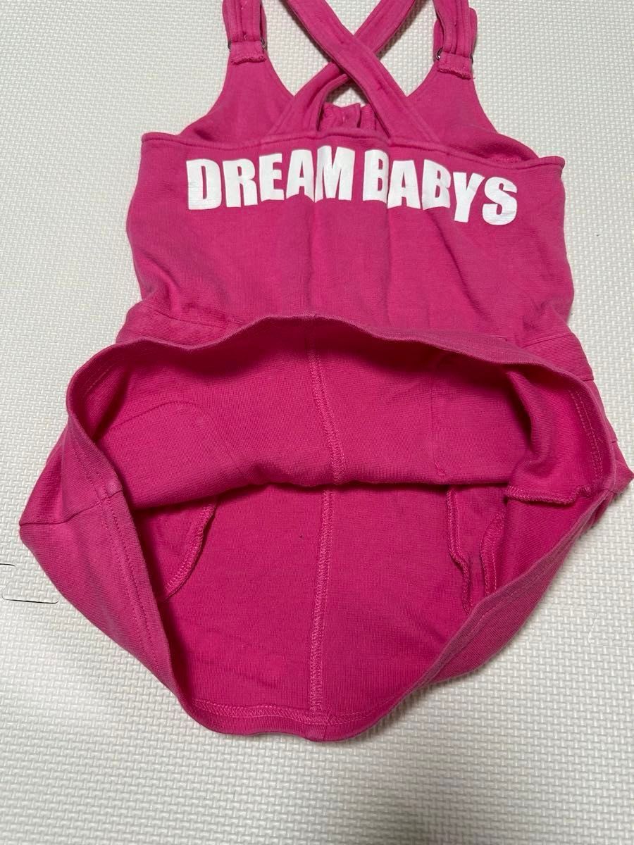 【ドリームベビーズ】女の子　ジャンパースカート　ワンピース ピンク　120cm