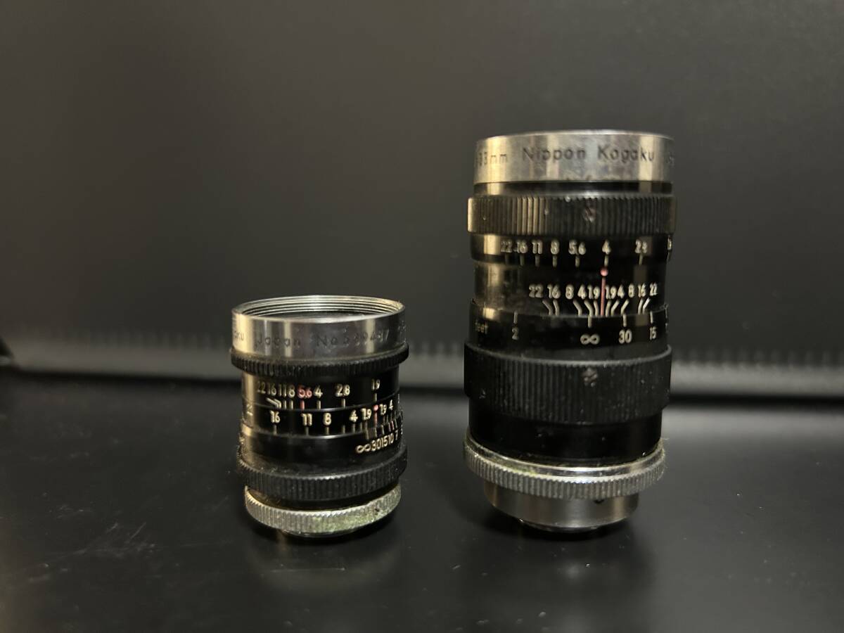 Cinemax-8 8 TD シネマックス 瓜生精機 8mm フィルム映写機カメラ +13㎜と38㎜ニッコールレンズ ジャンクの画像8