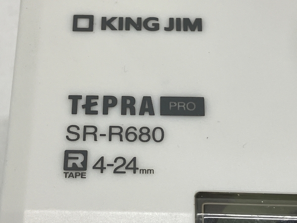KING テプラSR-R680 交換カートリッジアルミケース付き 現状品の画像3
