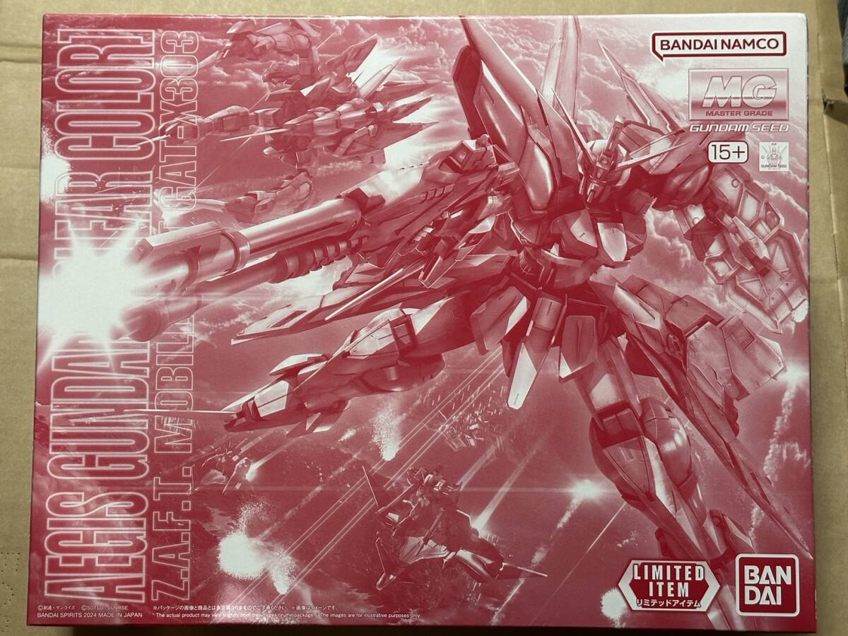 MG 1/100 イージスガンダム クリアカラー 新品未開封品 イベント限定品 機動戦士ガンダムSEED ガンプラ バンダイスピリッツ アスラン・ザラ_画像1