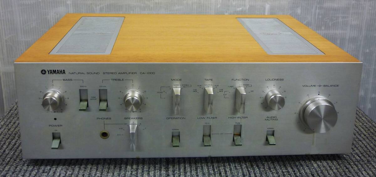 YAMAHA ヤマハ CA-1000 プリメインアンプ_画像2