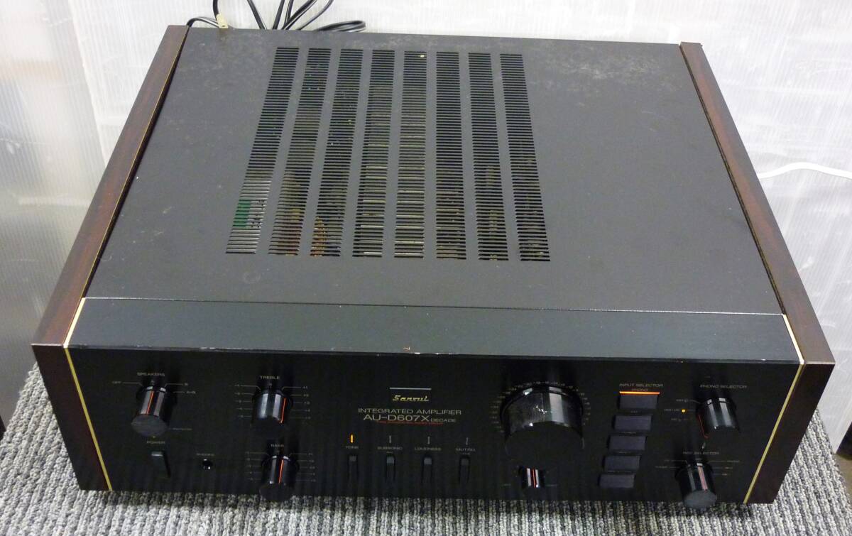 SANSUI Sansui AU-D607X DECADE pre-main amplifier operation goods 