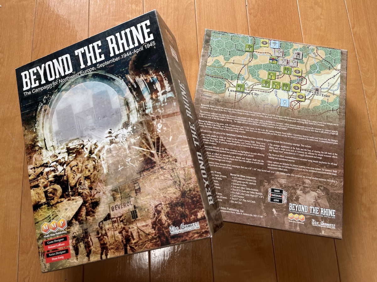 [Gamers/OCS]BEYOND THE RHINE including carriage almost unused goods Japanese rule equipped 