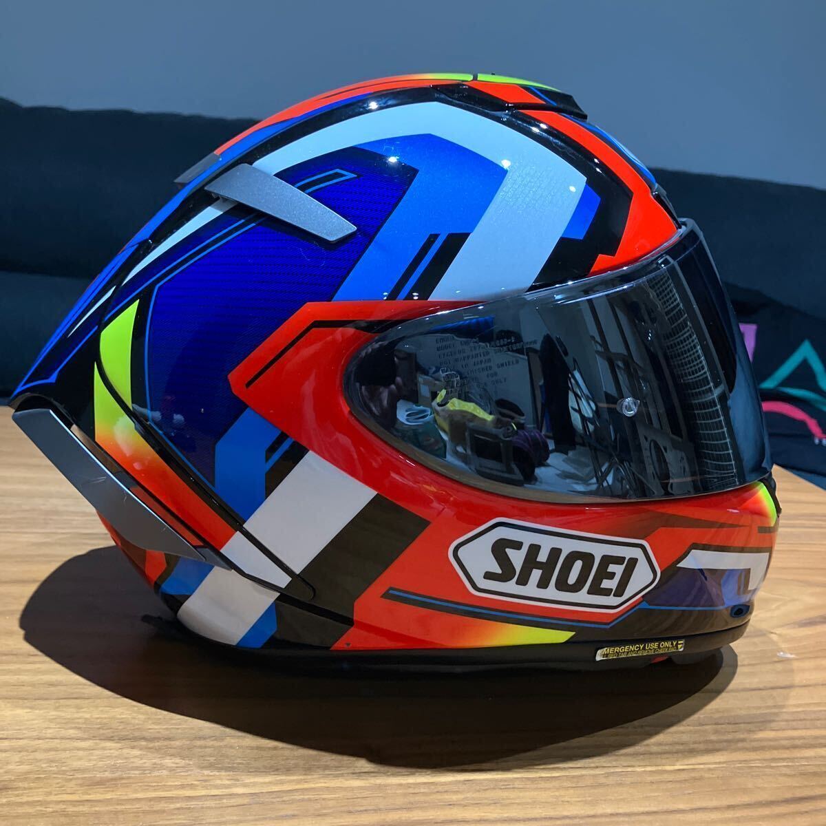 SHOEI X-Fourteen x-14 BRINK Mサイズ ショウエイ フルフェイスヘルメット zx-25r zx-4r zx-10r cbr600rr cbr1000rrr _画像3