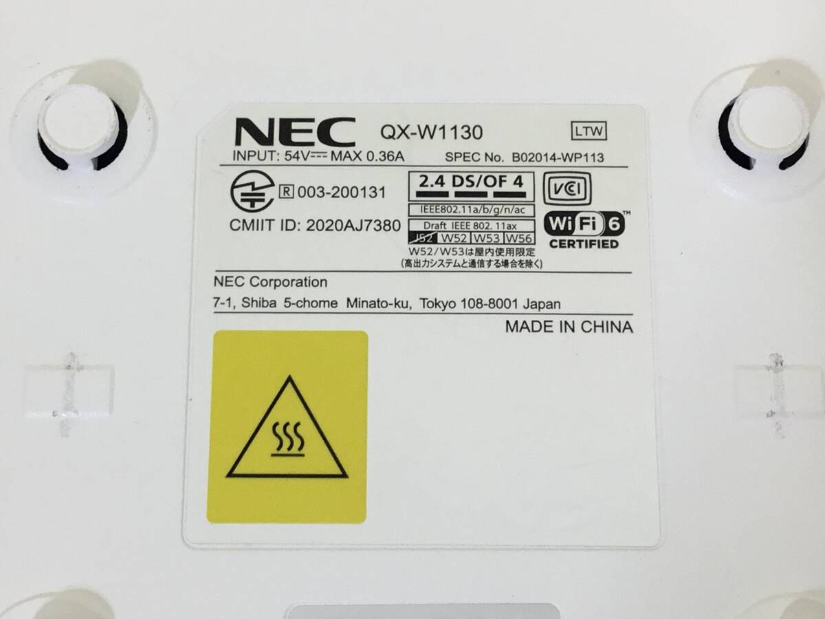 NEC QX-W1130*PoE электризация проверка только * дефект возвращенный товар OK