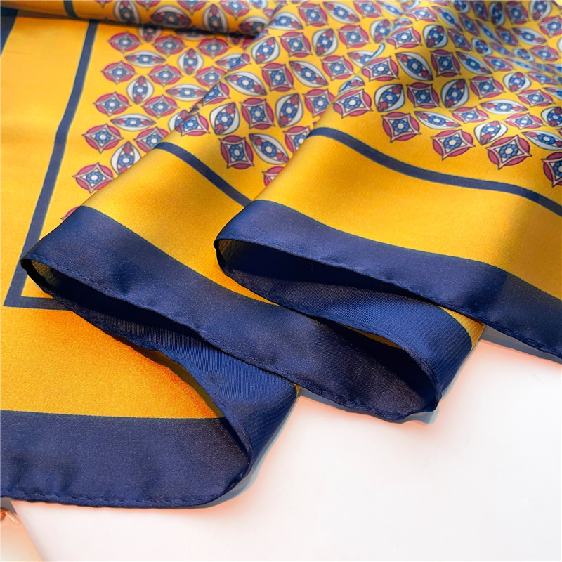 [C-107] new goods lady's square 70cm scarf to coil person neck origin stylish decoration spring summer silk style stole back scarf 
