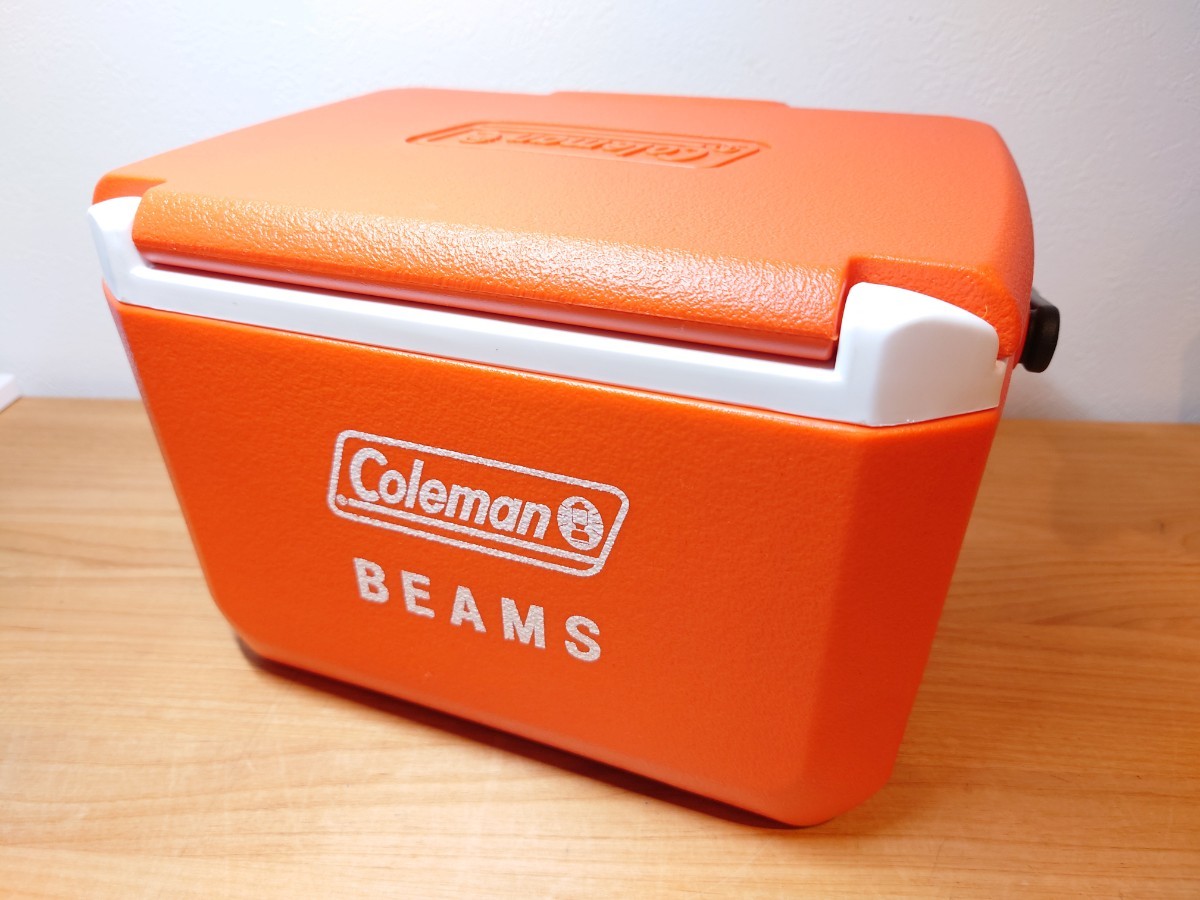 【絶版品】Coleman×BEAMS テイク6 クーラー ボックス　オレンジ_画像1