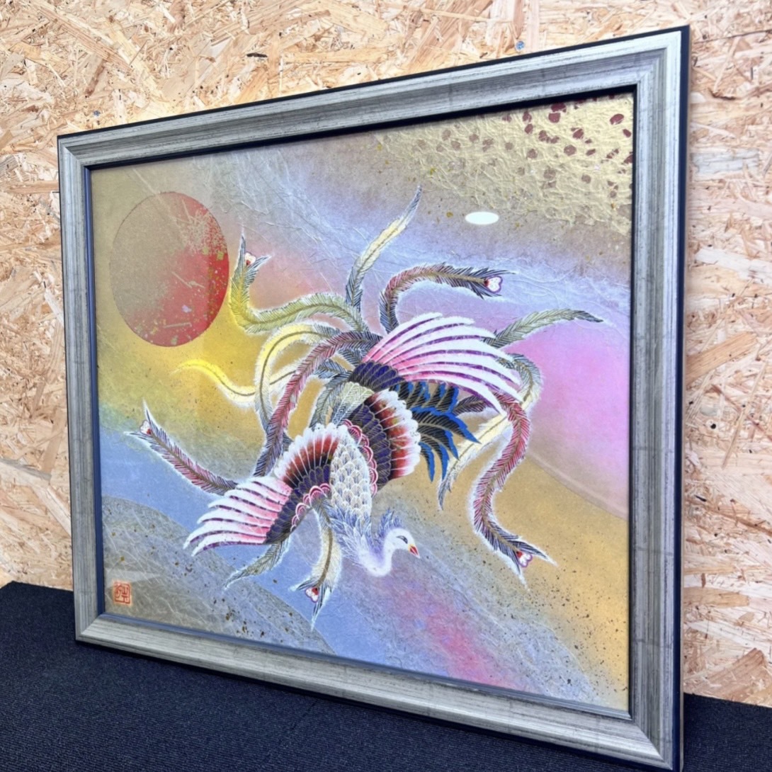 【真作】絵画 山下純一郎 紙彩流 幻想の蘭 繊細な描写と輝き V125 Yahoo!オークション - 1円スタート 【美品】紙彩流 山下純一郎