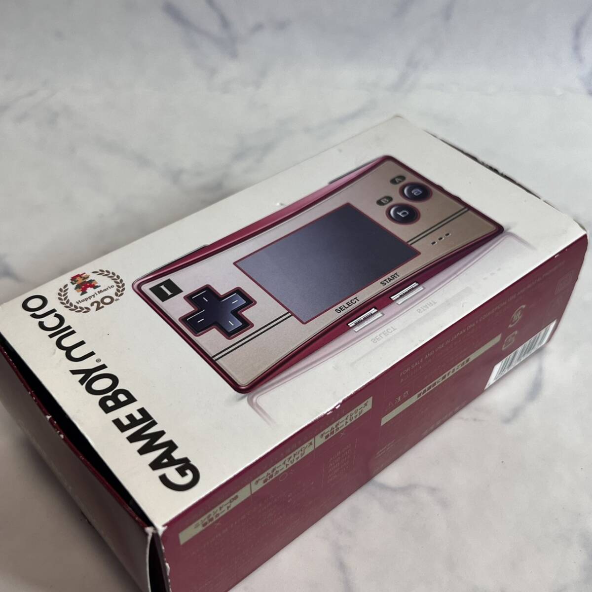 1 иен Game Boy Micro fami conversion [ пустой коробка ]+ зарядка адаптор 