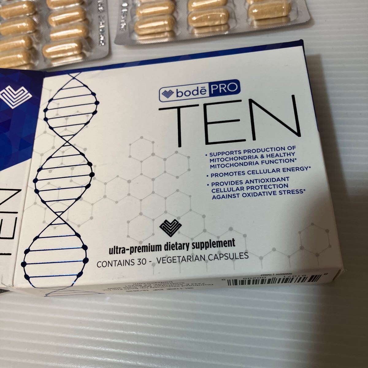 新品 送料込み bode pro TEN 30 CAPSULES × 2 箱 セット ボディ プロ テン 60粒 お得 美容 健康 片方箱なし EXP 12/2025の画像2