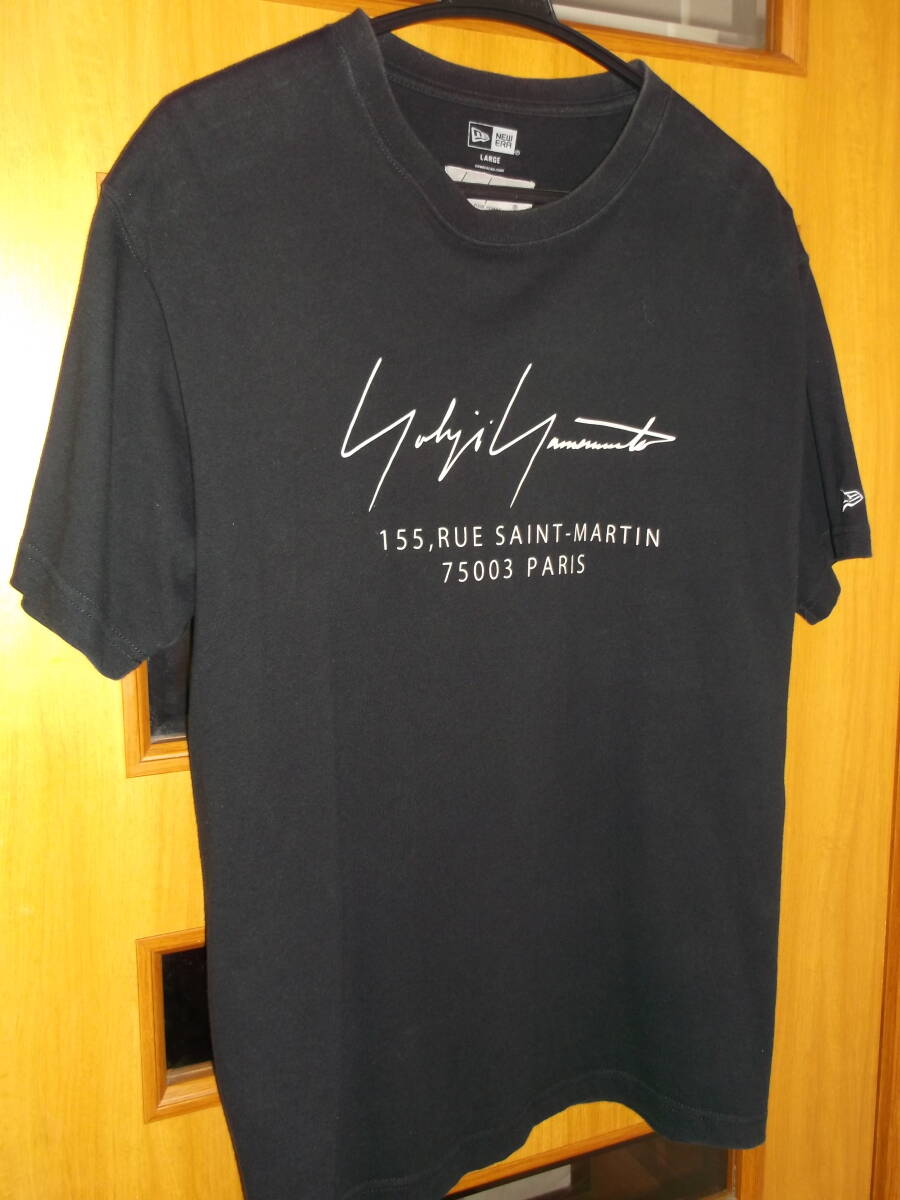 Yohji Yamamoto◆Lサイズ◆サイズ4◆シグネチャーロゴ◆レターパックライト370円◆New ERA◆Tシャツの画像8