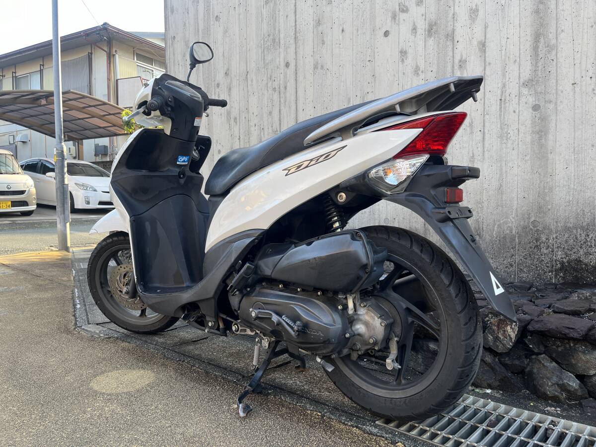 愛知県から/日本全国陸送可能/ホンダ DIO110 JF31 FIモデル ディオ 22,479km 1オーナー 110cc 第二種原動機付自転車 バイク スクーター中古_画像3