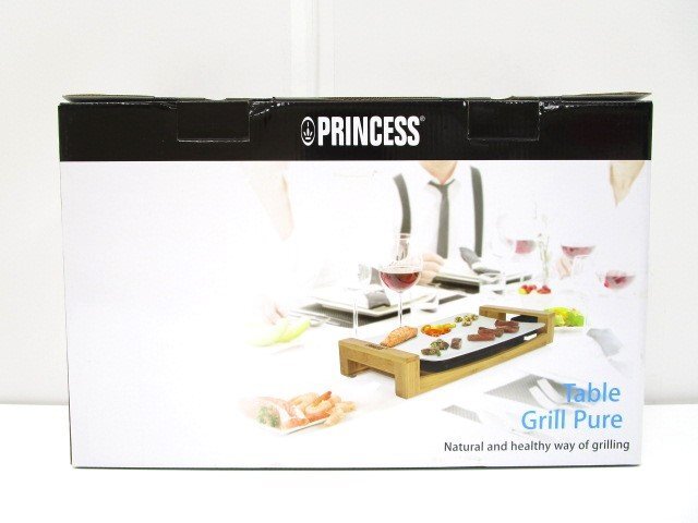 [即日発送]★未使用★ PRINCESS プリンセス Table Grill Mini Pure テーブルグリル ミニ ピュア 103035 ホットプレート ホワイト 361_画像2