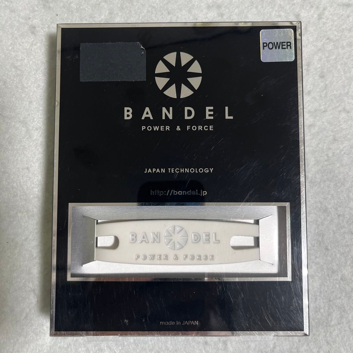 【正規品】BANDEL ブレスレット white×white サイズM 17.5cm