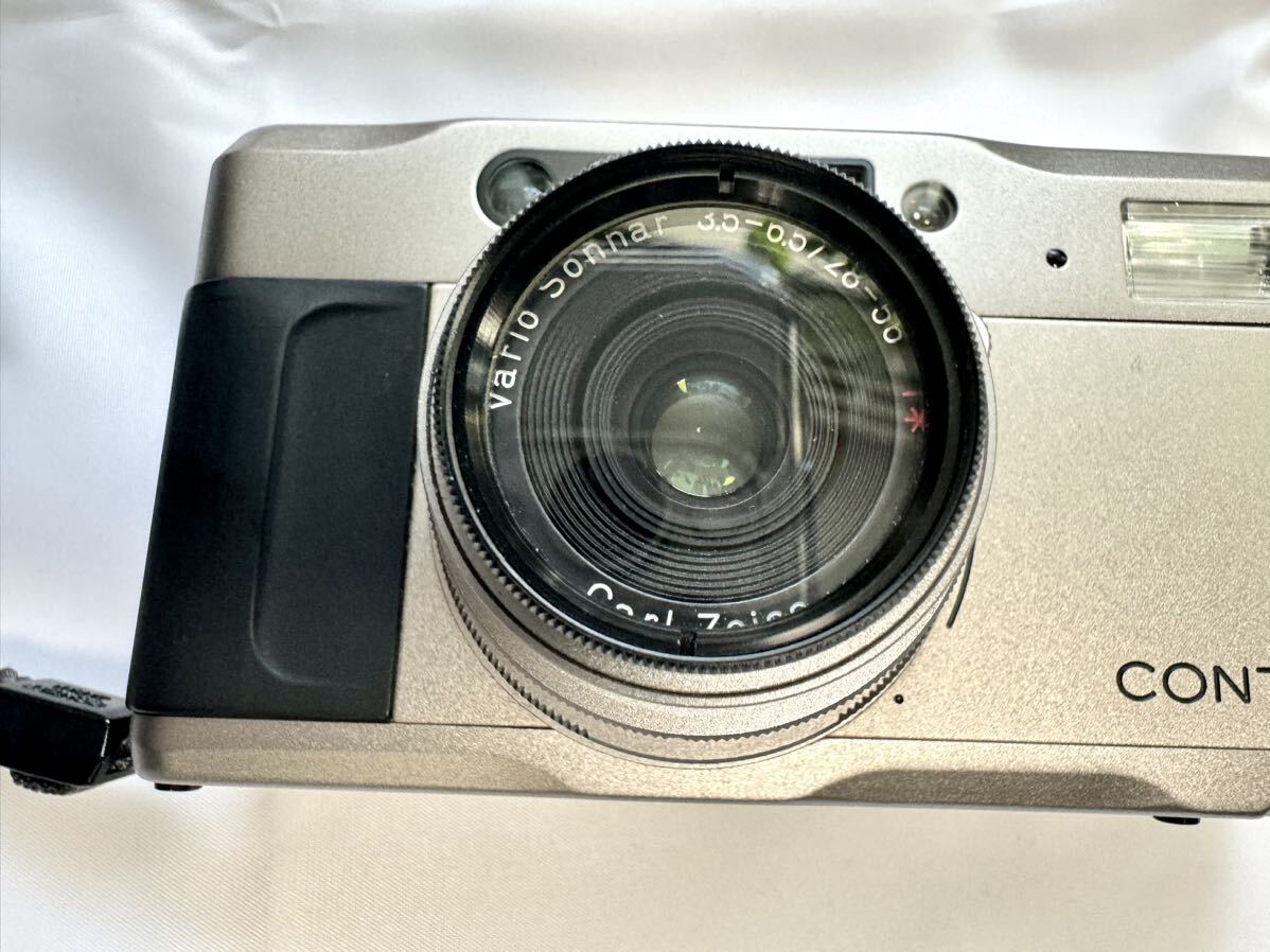 美品★　CONTAX TVS /Carl Zeiss Vario Sonnar 3.5-6.5 28-56mm T*　コンタックス　フィルムカメラ_画像3