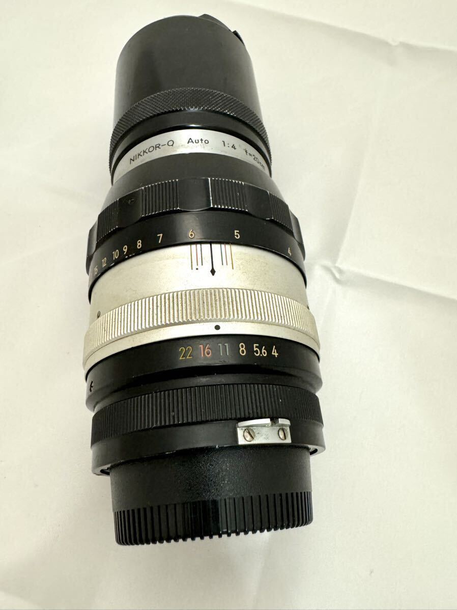 Nikon NIKKOR 1:4 f=200mm レンズ  ニコンの画像9