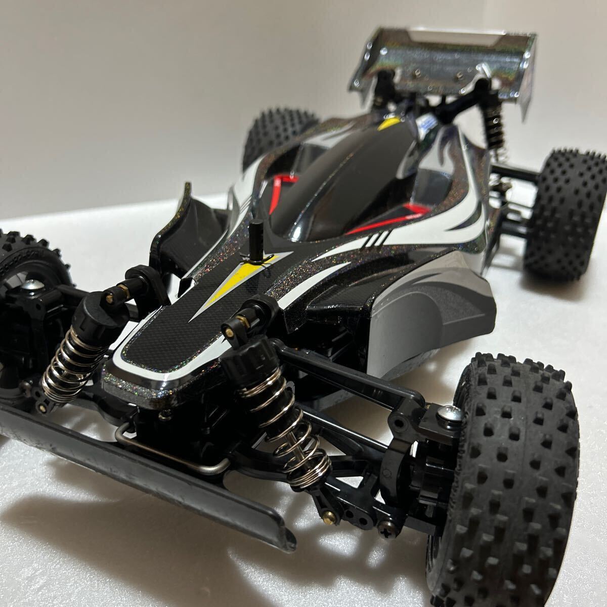 10/1電動RC4WDレーシングバギーエアロアバンテ シャフトドライブ4WD DF-02シャーシ 取説、メカ付きの画像1