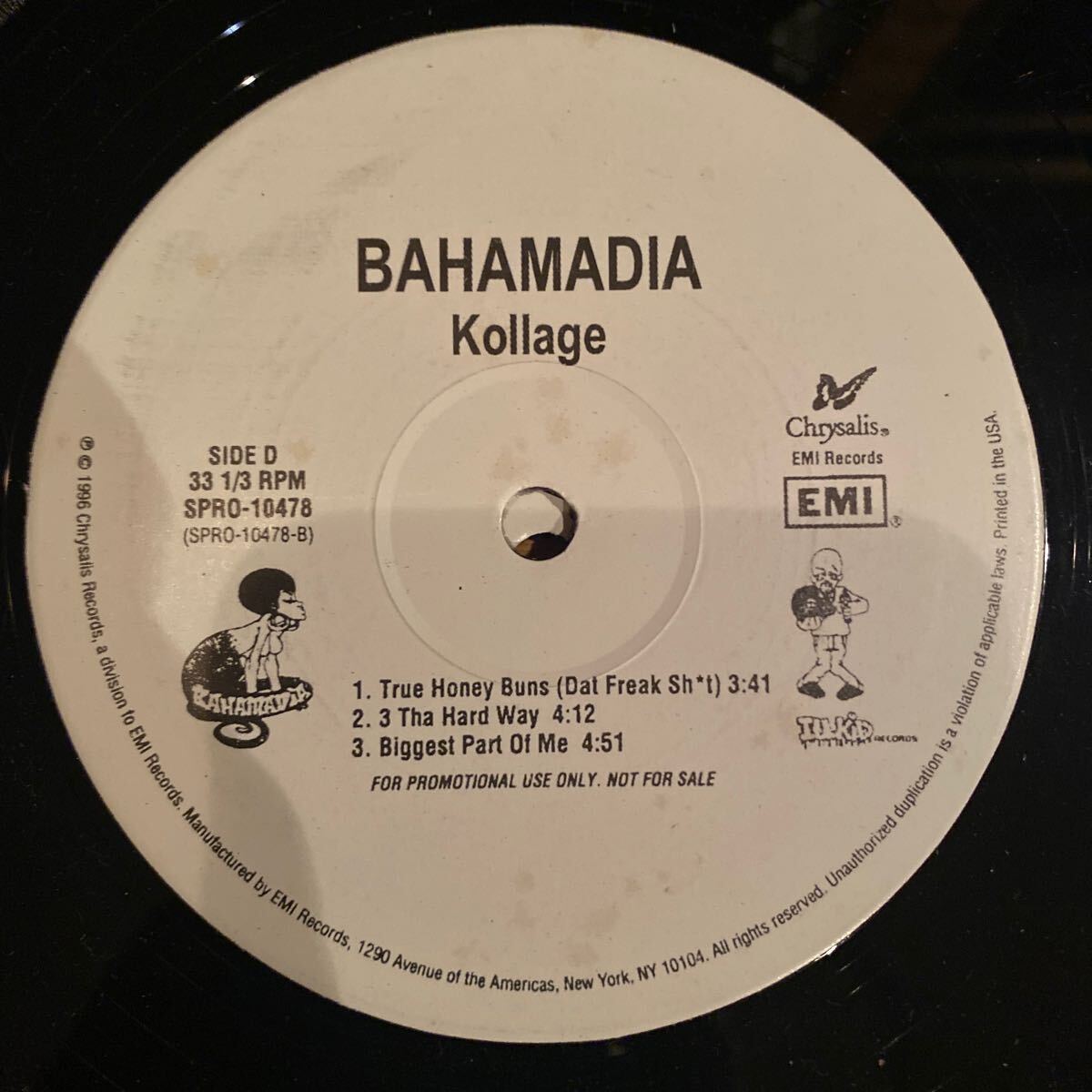 試聴OK 希少プロモ２LP!! BAHAMADIA - KOLLAGE Prod Guru、DJ Premier、Da Beatminerz、the Roots、Ski muro koco kiyo_画像5