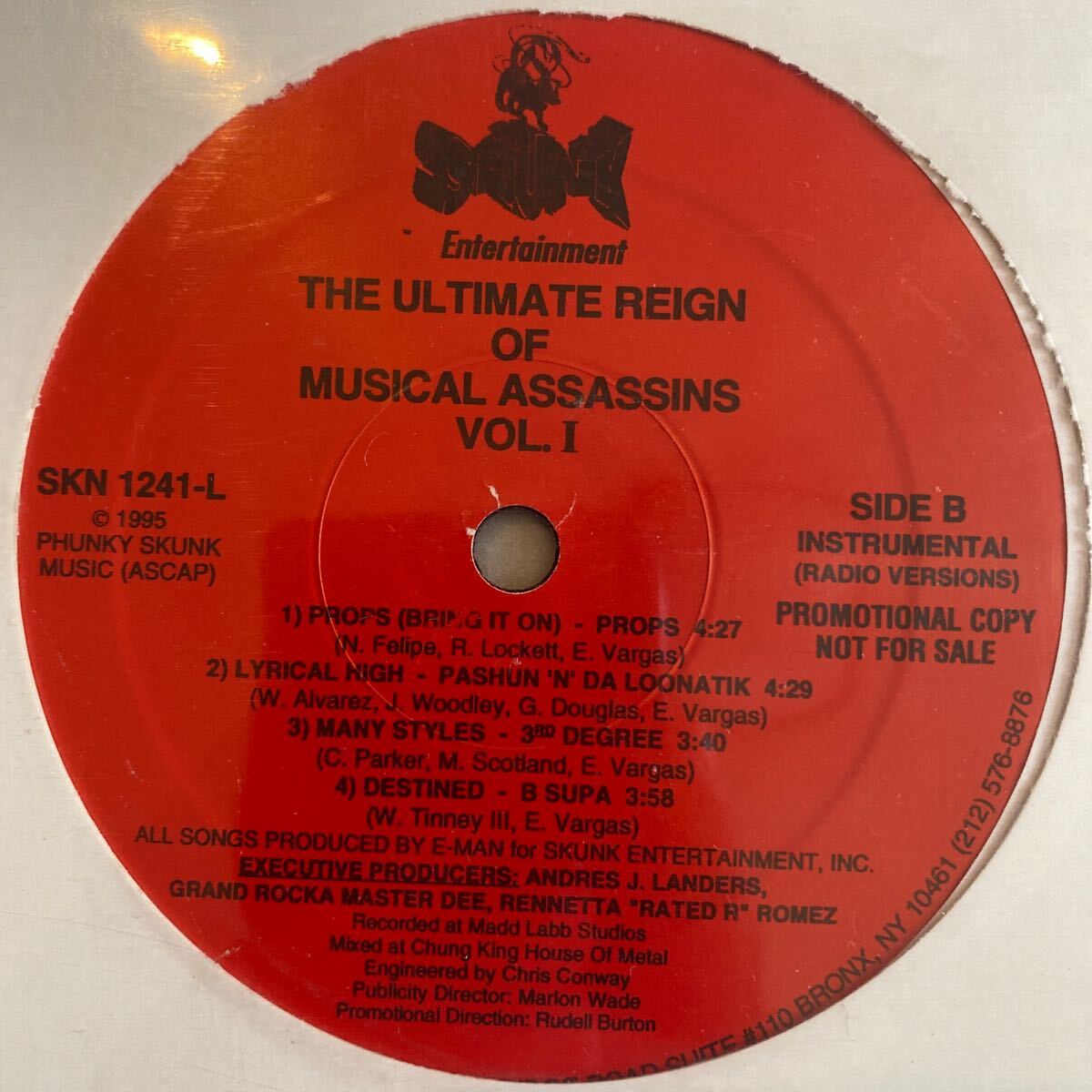 試聴OK 人気盤!! Props / Props（bring it on)収録 V.A / The Ultimate Reign Of Musical Assassins Vol.1 muro koco kiyo_画像1