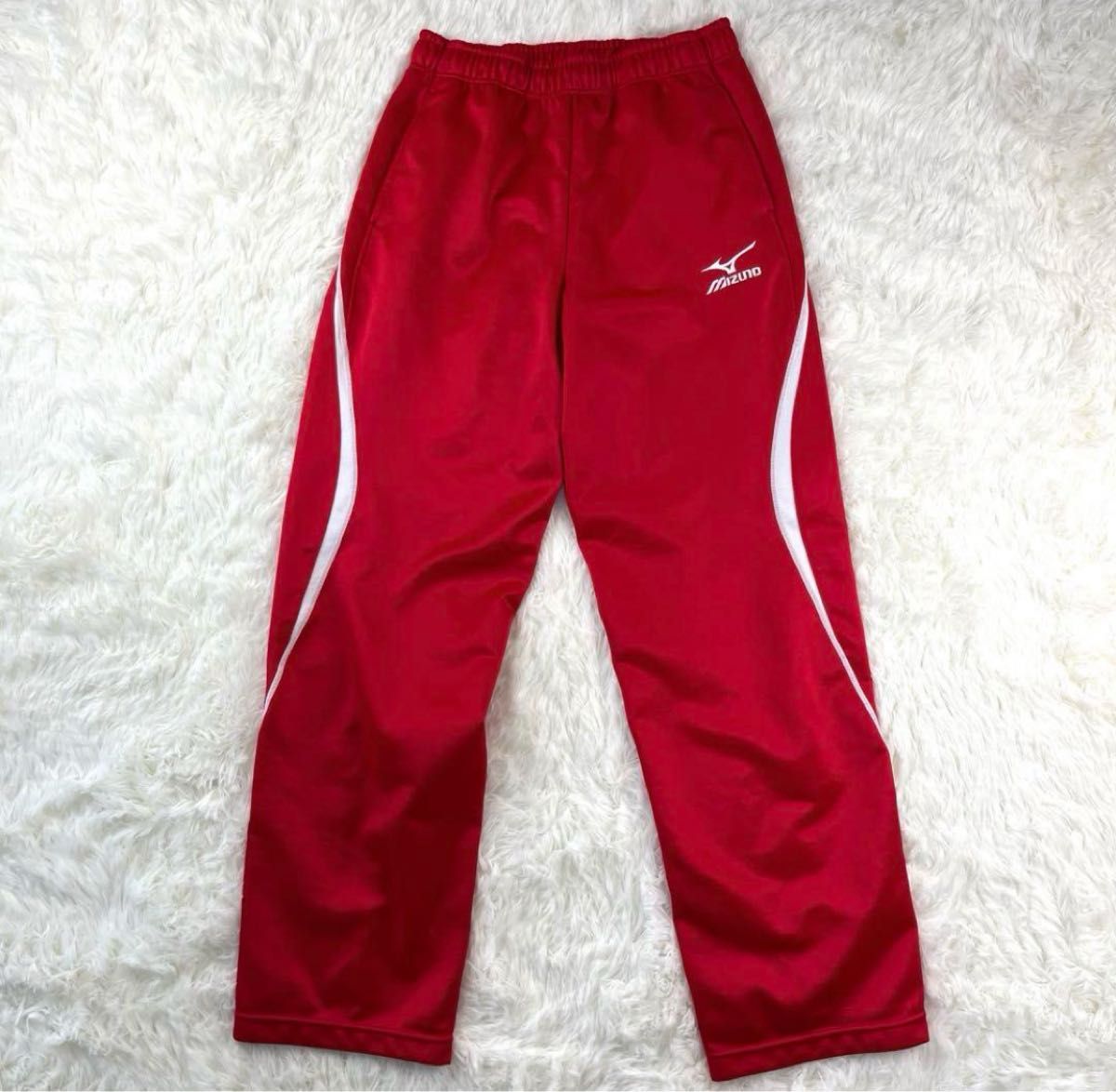 極美品】MIZUNO ジャージ セットアップ L レッド トレーニング 極美品】MIZUNO ジャージ セットアップ L レッド トレーニング