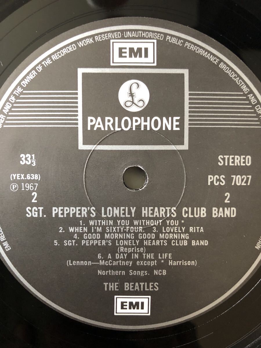 ビートルズ Sgt. Pepper's Lonely Heart Club Band英国盤ステレオLPの画像9
