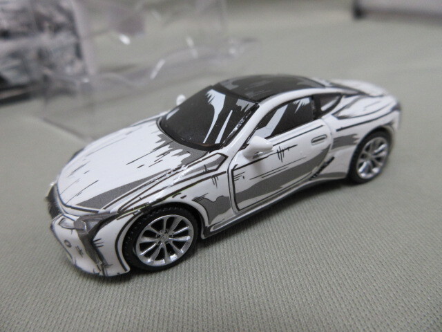 ★ERA MANGA CAR 04 エラカー 1/64★レクサス LC500 パールホワイト マンガ LEXUS LC500★の画像4