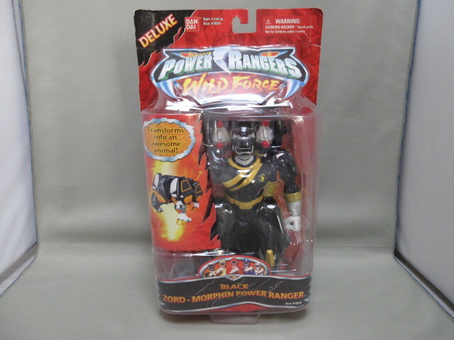 [ unopened ] overseas edition BANDAI Bandai Power Ranger wild force * black *