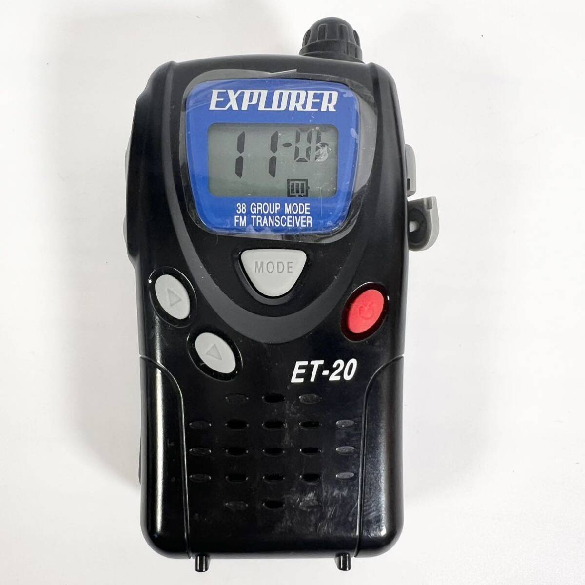  special small electric power transceiver TOTAL WIN 20 T-707 Explorer ET-20 each 2 piece set sale electrification verification present condition goods 