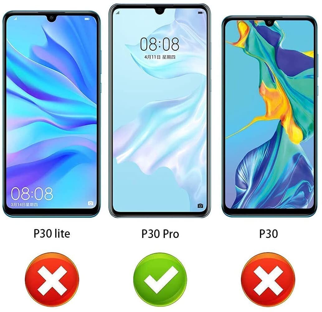 3枚組 HUAWEI P30 pro ガラスフィルム ブラック 即購入OK 3Ｄ曲面全面保護 末端接着 匿名配送 送料無料 破損保障 ファーウェイp30プロ pay