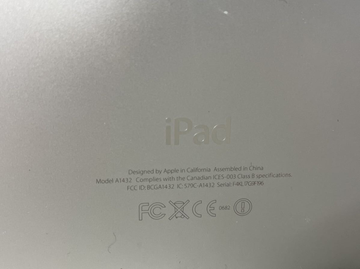Apple iPad mini Wi-Fiモデル 16GB MD531J/A ホワイト&シルバー 7.9インチ　タブレット A1432 初期化済み　_画像9