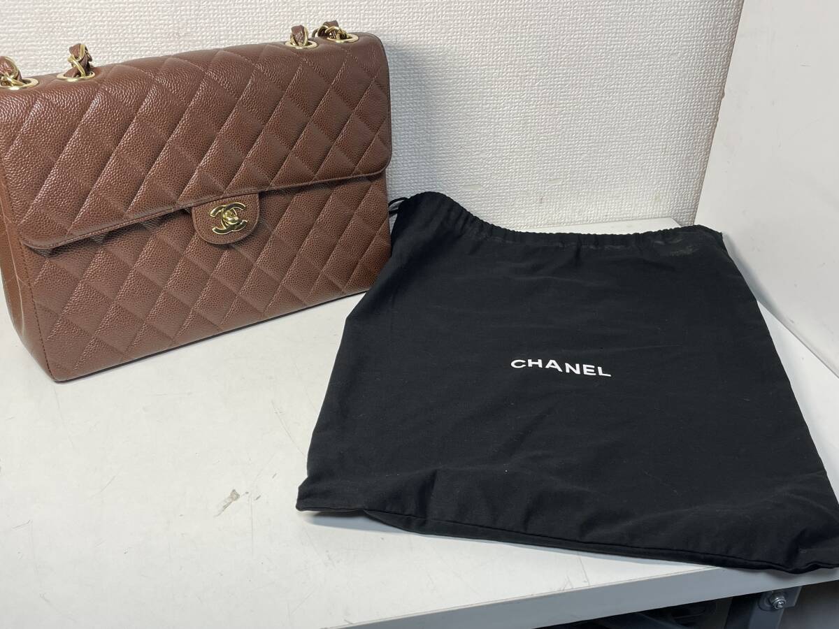 1円スタート 美品 CHANEL シャネル マトラッセ チェーンショルダーバッグ ヴィンテージ ダブルフラップ ラムスキン 使用数回のみの画像5