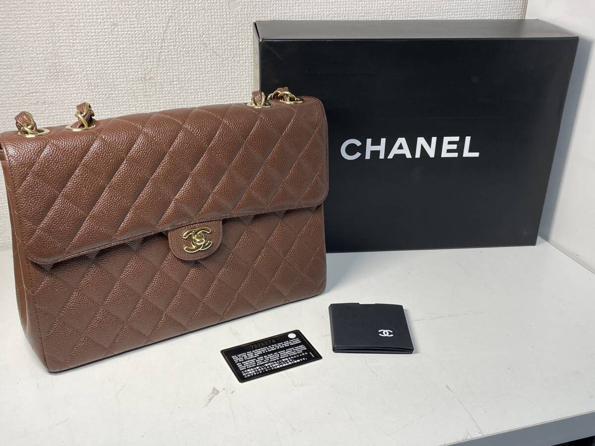 1円スタート 美品 CHANEL シャネル マトラッセ チェーンショルダーバッグ ヴィンテージ ダブルフラップ ラムスキン 使用数回のみの画像1