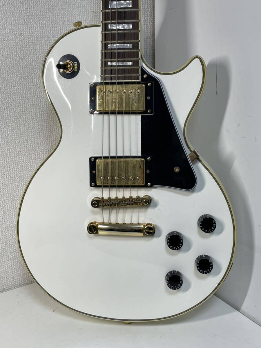 1円 Epiphone/エピフォン Les Paul Custom Pro/レスポールカスタム プロ コイルタップ＆フェイズ搭載 ソフトケース付 Gibson ギター 楽器 の画像2