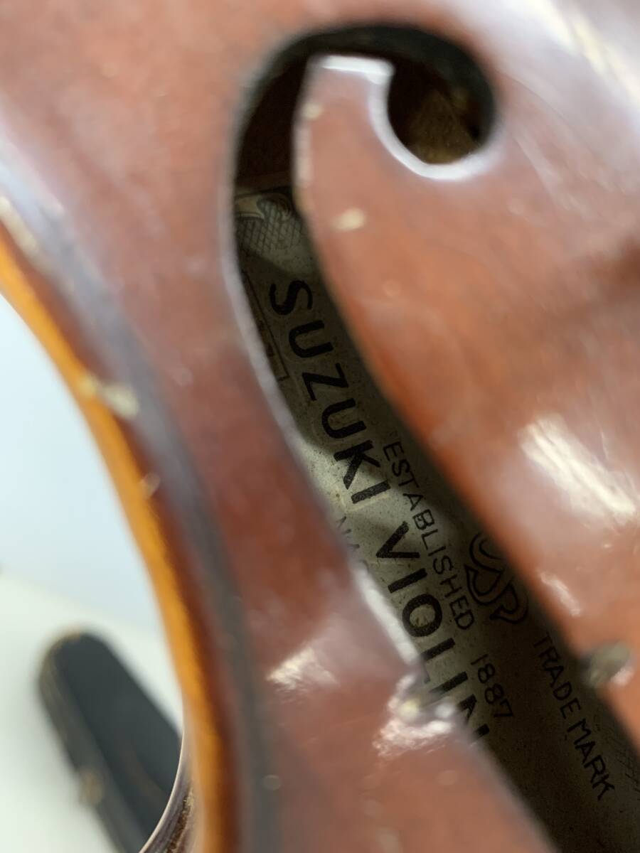 M SUZUKI VIOLIN スズキバイオリン No.11 1953 ジャンク の画像4