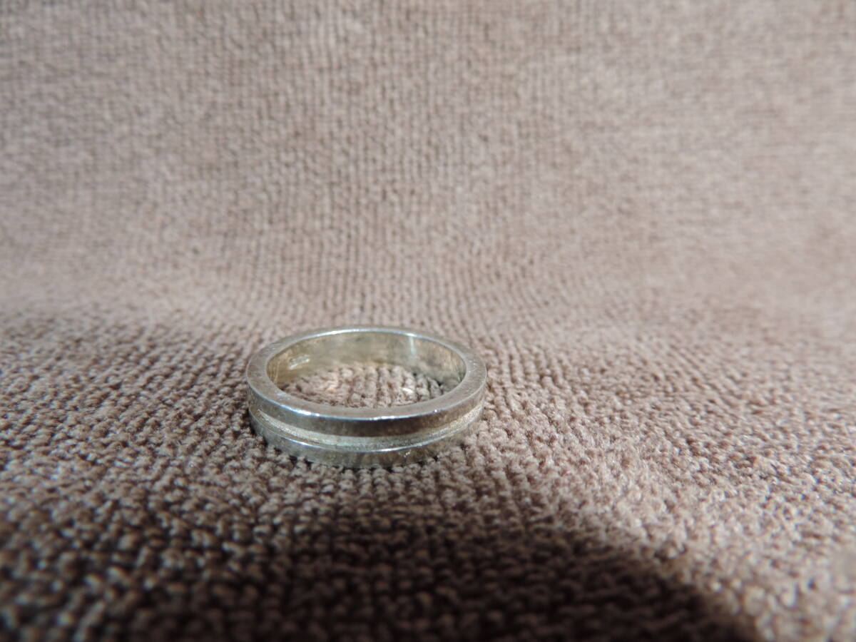 ヴィンテージ・リング レディース指輪 SILVER刻印あり・記念品名前入り・美品・13号・総重量約4.10g _画像2