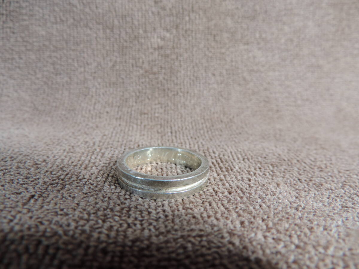 ヴィンテージ・リング レディース指輪 SILVER刻印あり・記念品名前入り・美品・13号・総重量約4.10g _画像3