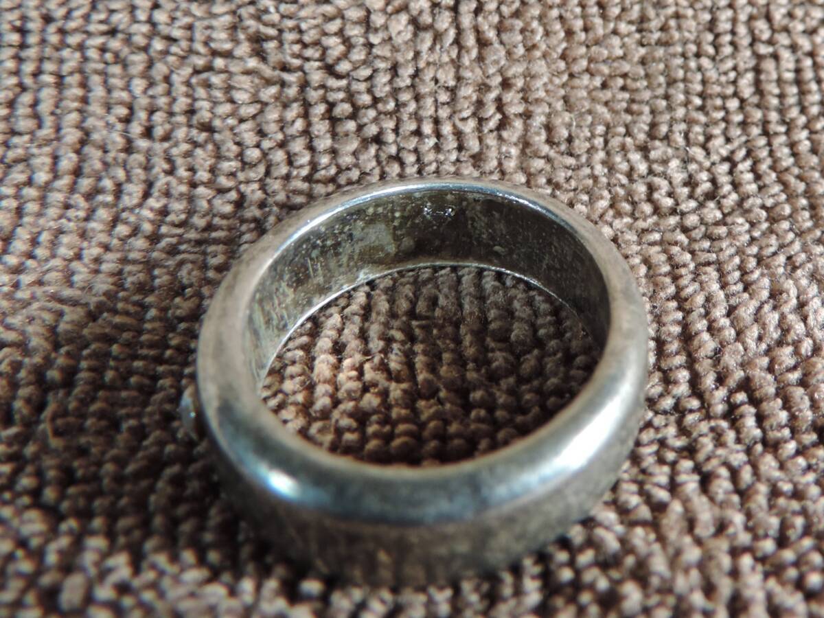 【値下げ交渉可】ヴィンテージ リング・レディース指輪・925刻印有り・宝石付き・11号・約3.70g_画像4