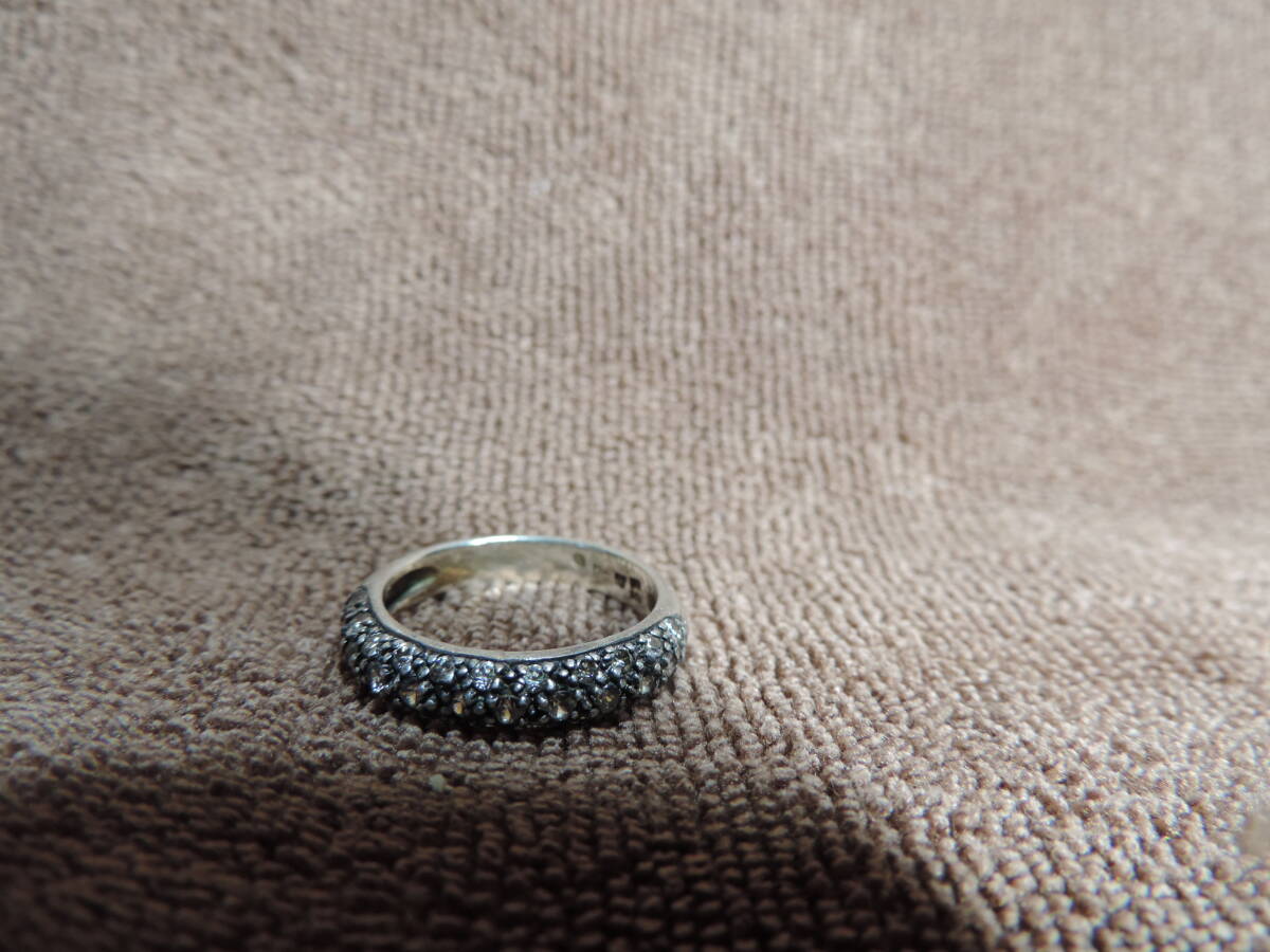  Vintage прекрасный товар * число число пункт камень имеется * Folli Follie кольцо дизайн кольцо 11 номер * примерно 2.50g*Folli Follie