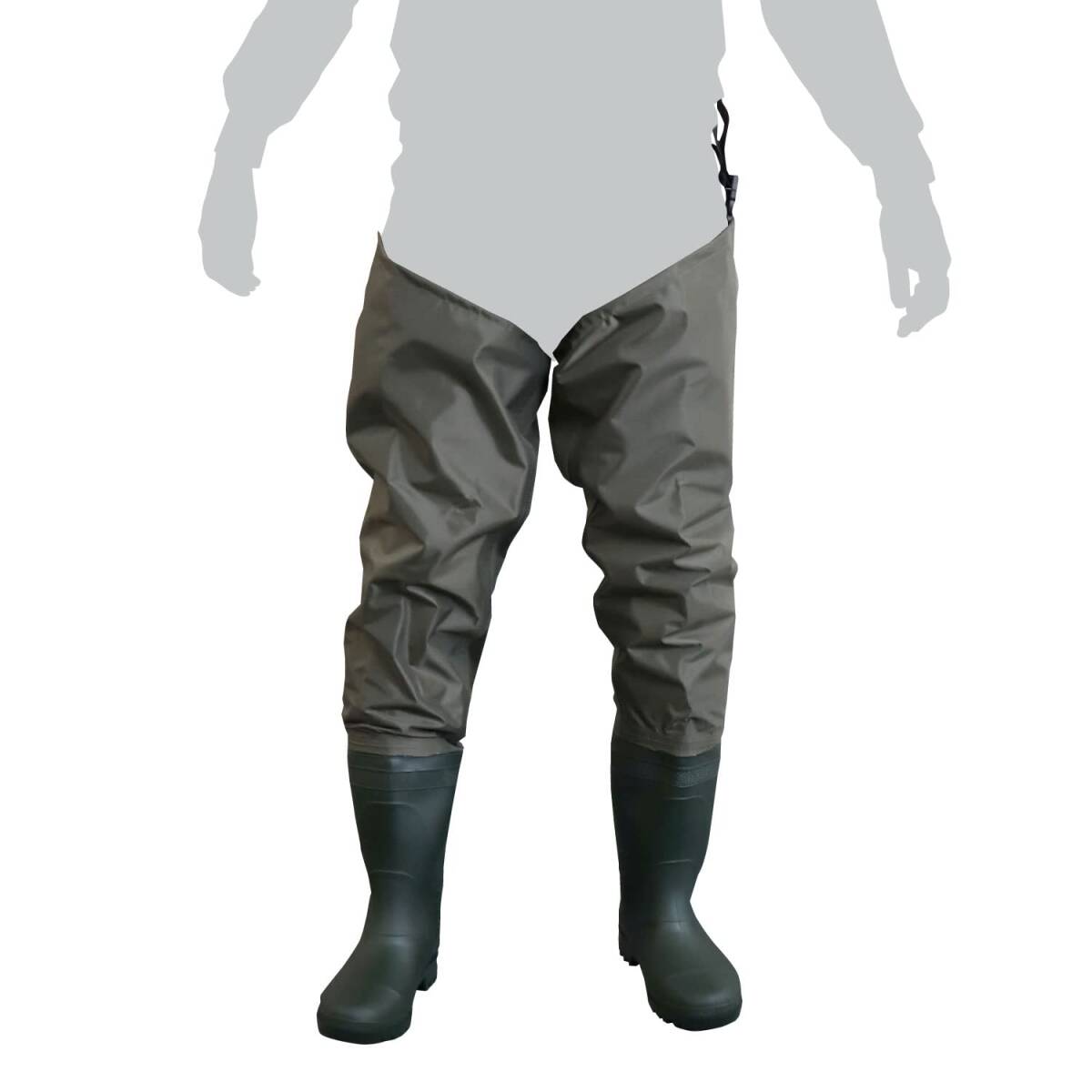 公式サイト - ハイブランドの新作が続々登場 水産関連 釣り 長靴 防水 25.0cm グリーン ナイロン製 ズボン パンツ ウェーダー 福徳産業 漁業 除雪 洗車 土木作業 農作業 田植え その他