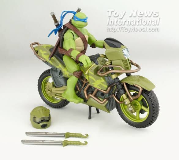 【レア】TMNT STUNT RIDER - LEONARDO / 検 プレイメイツ タートルズ ヒーマン DC マーベル アメトイ アメコミ バイク フィギュアの画像3