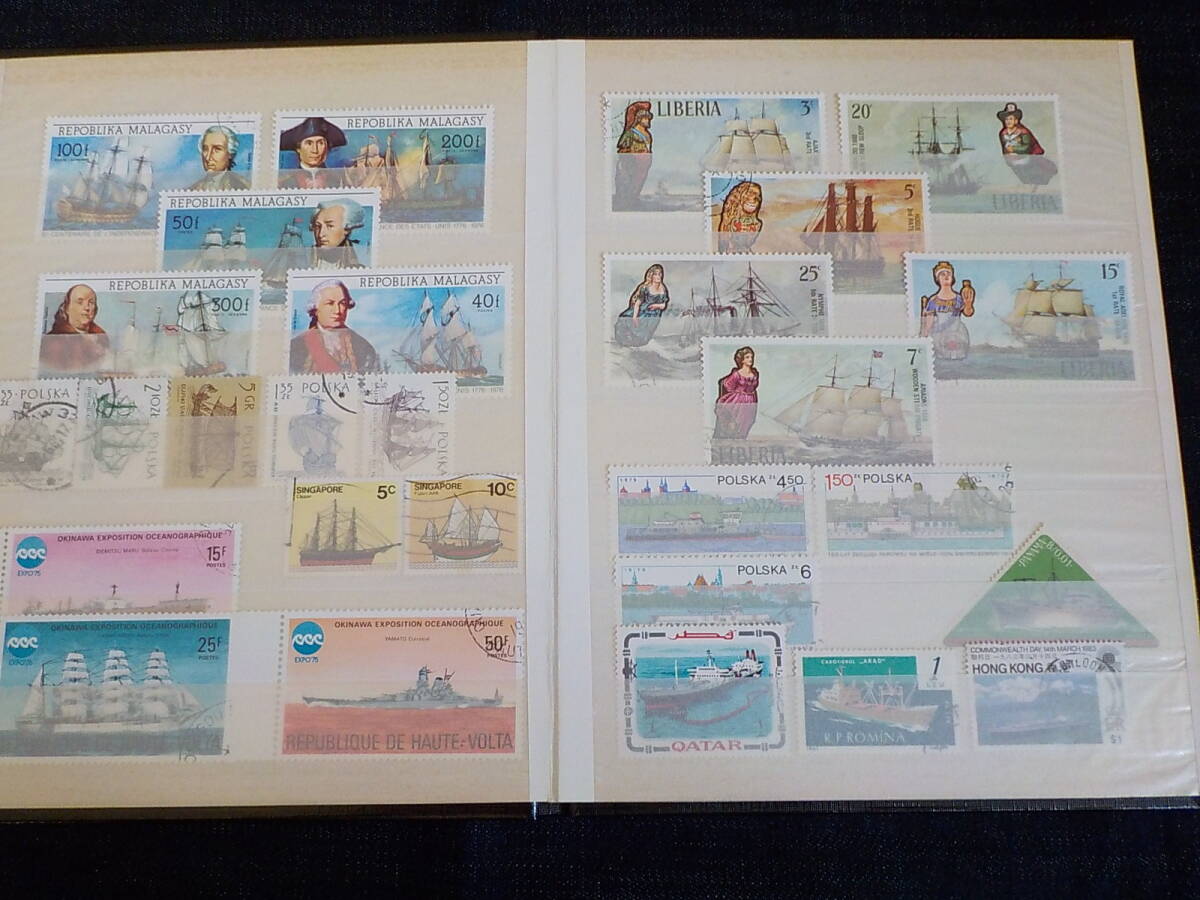 世界の船切手コレクション　まとめて　ブックごと_画像3