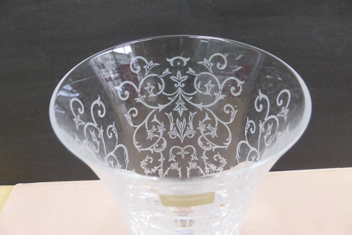 ★共箱・未使用保管品★　バカラ　クリスタルガラス　Baccarat crystal　エルナ　Erna　花瓶　花器　フラワーベース　高さ16㎝　_画像4