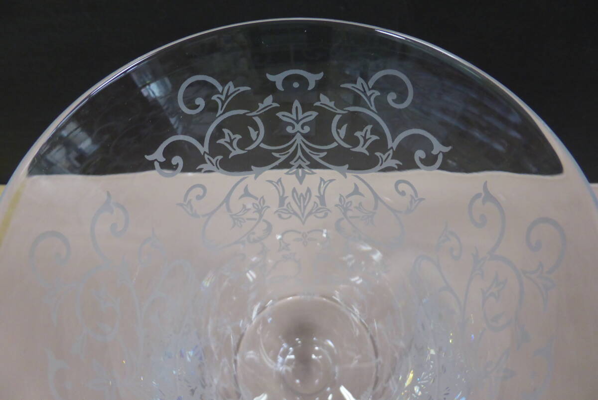 ★共箱・未使用保管品★　バカラ　クリスタルガラス　Baccarat crystal　エルナ　Erna　花瓶　花器　フラワーベース　高さ16㎝　_画像8