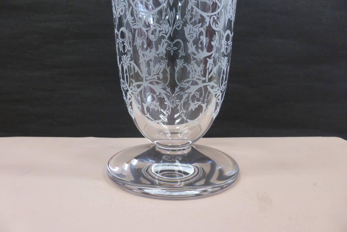 ★共箱・未使用保管品★　バカラ　クリスタルガラス　Baccarat crystal　エルナ　Erna　花瓶　花器　フラワーベース　高さ16㎝　_画像5