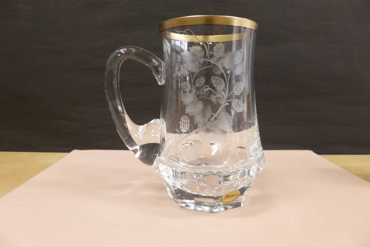 キリンビアマグコレクション モーゼル クリスタル  Moser 1985年 KIRIN BEER MUG COLLECTION ビアマグ グラスの画像9